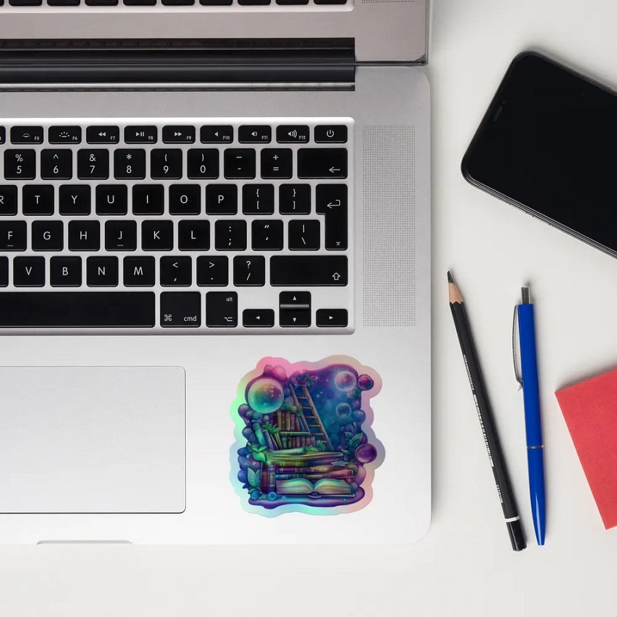 Mystic Library Holographic Sticker product image (10)