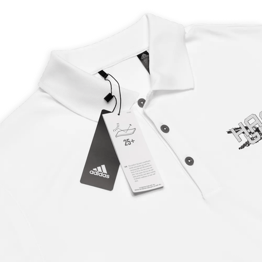 Performance Polo Shirt - Embroidered - White HApex Gear White Logo product image (12)