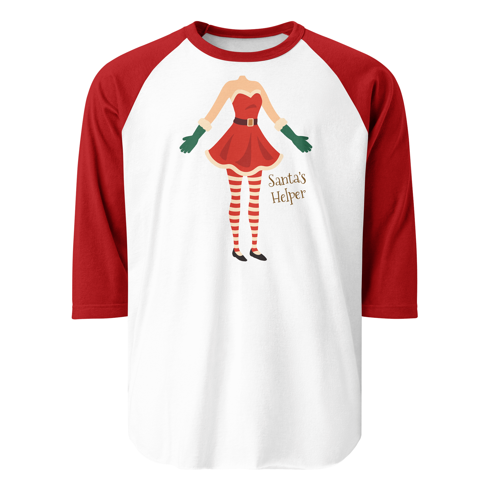 Santa's Helper Raglan Tee product image (1)