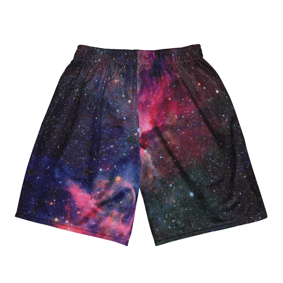 Shorts aus recyceltem Mesh mit Allover-Print, Unisex, Galaxy product image (6)