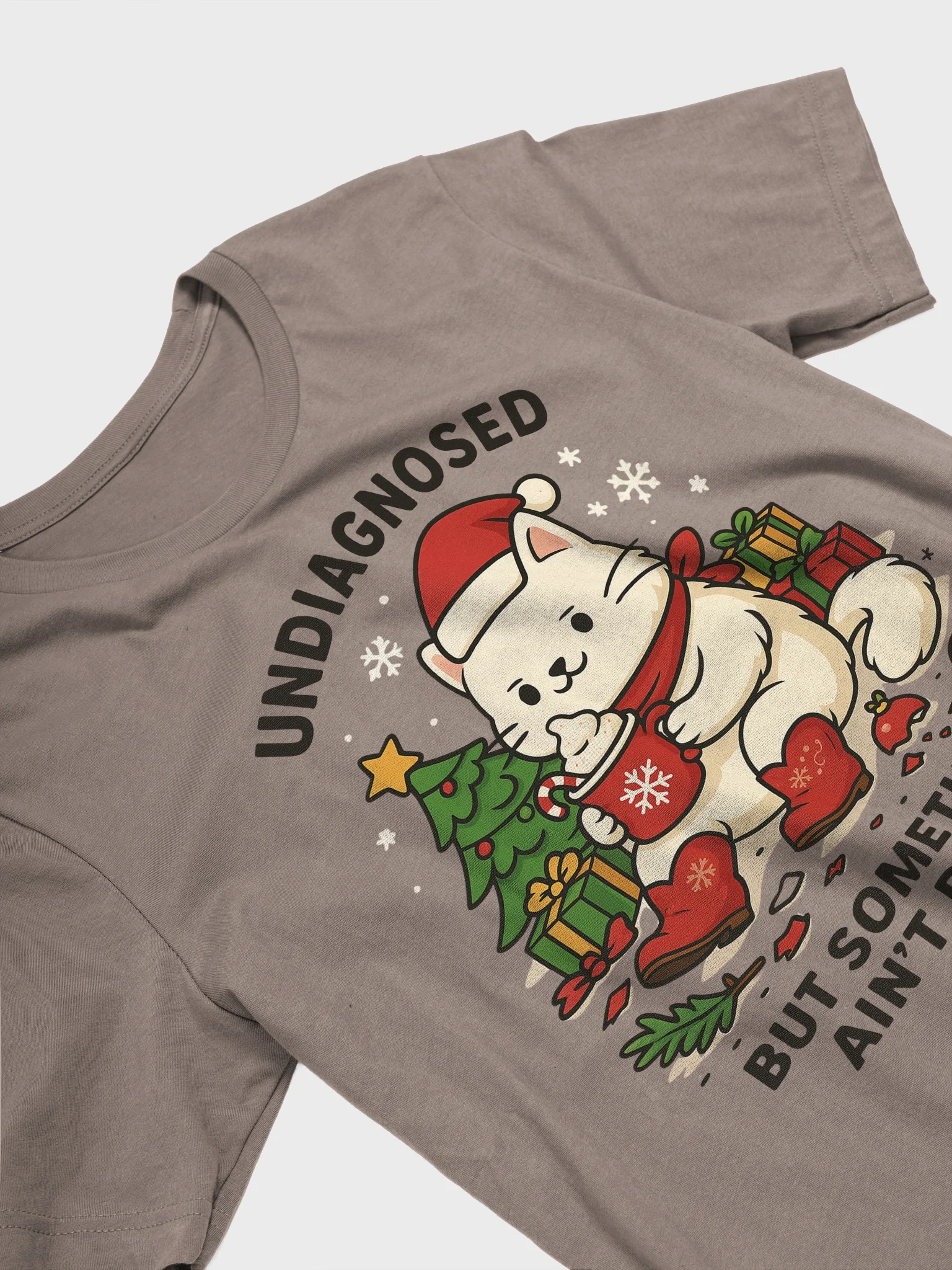 Christmas Cat Undiagnosed T-Shirt product image (13)