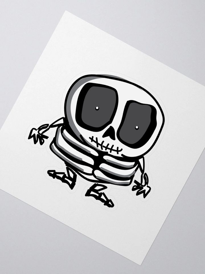 Big Bones Skeleton Sticker product image (2)
