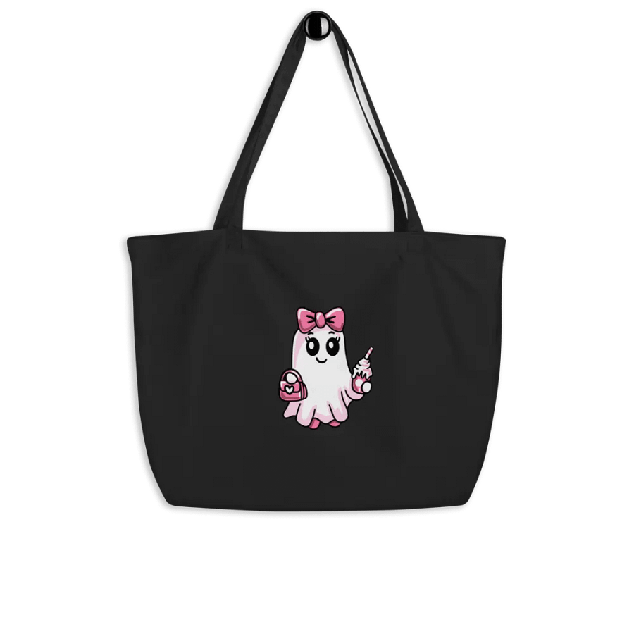 Cute Ghost Organic Cotton Tote product image (4)