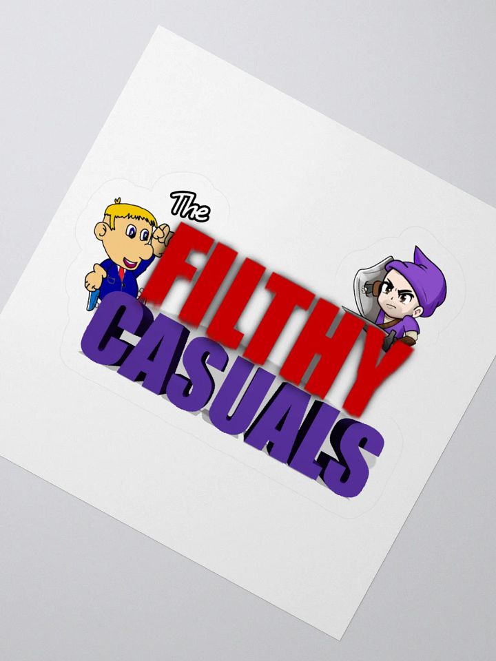 'The Filthy Casuals' Kiss Cut Stickers product image (2)