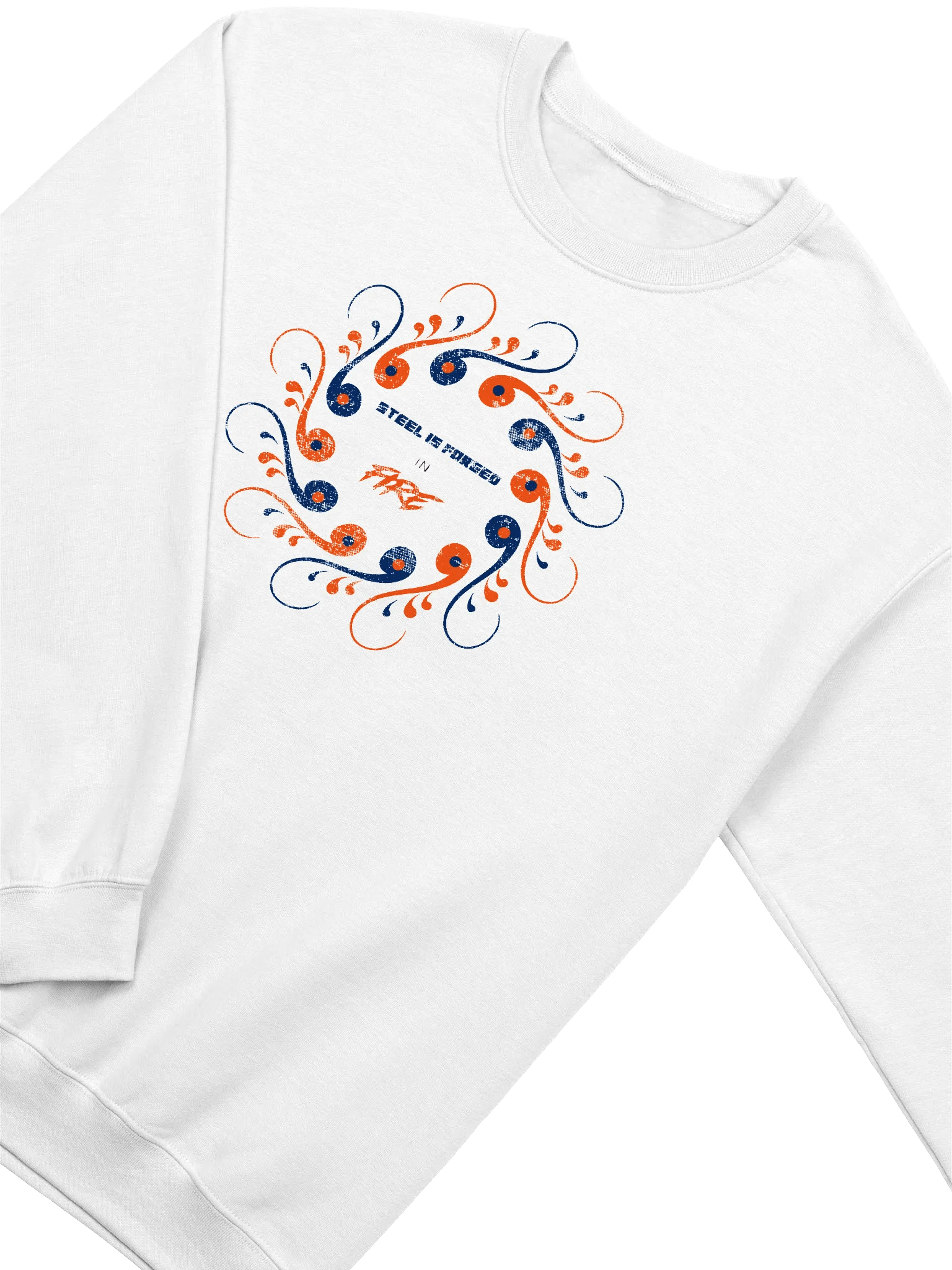 Steel Is Forged In Fire Swirl Crewneck Sweatshirt product image (46)