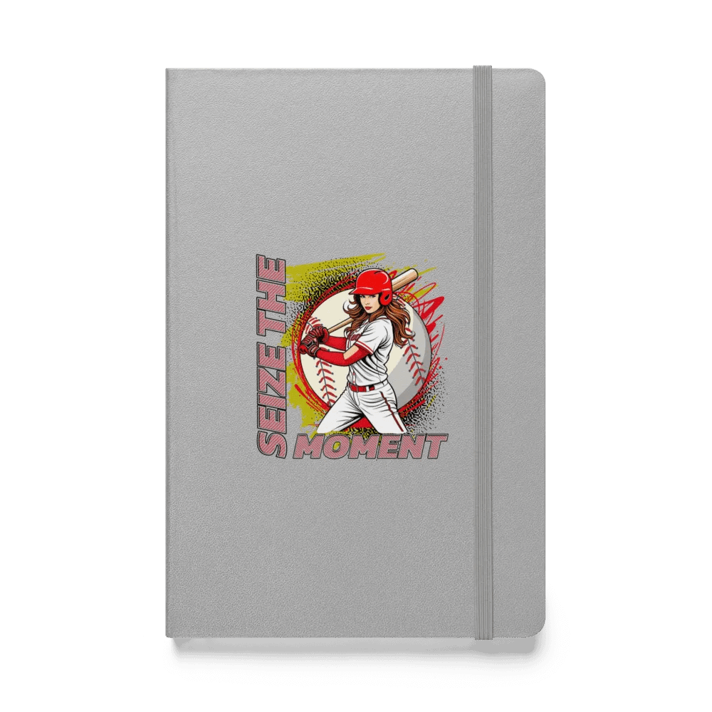 Seize the Moment Baseball Female Hardcover Journal product image (1)