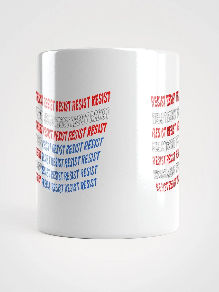 Resist Upside Down Flag White Mug product image (15)