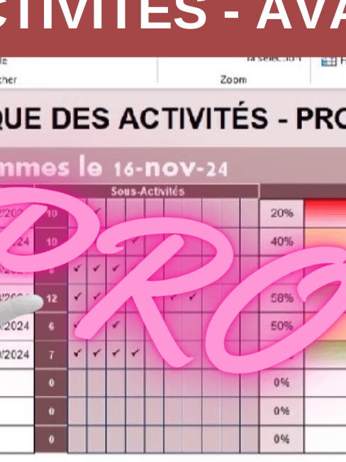 Suivi des projets et tâches sur Excel product image (1)