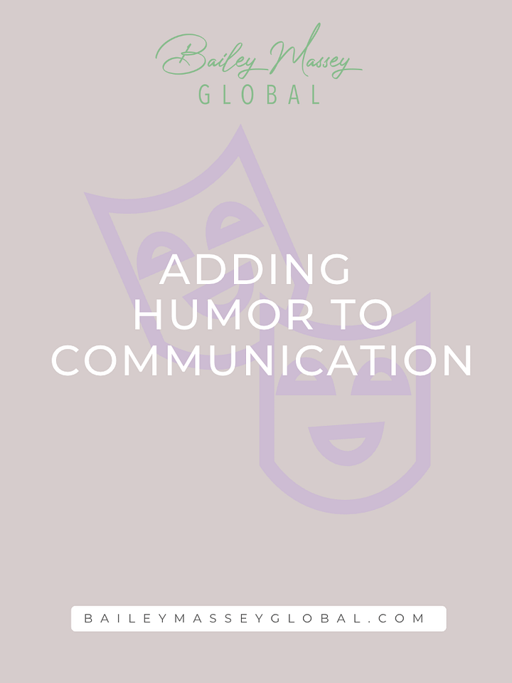 Adding Humor to Communication product image (1)