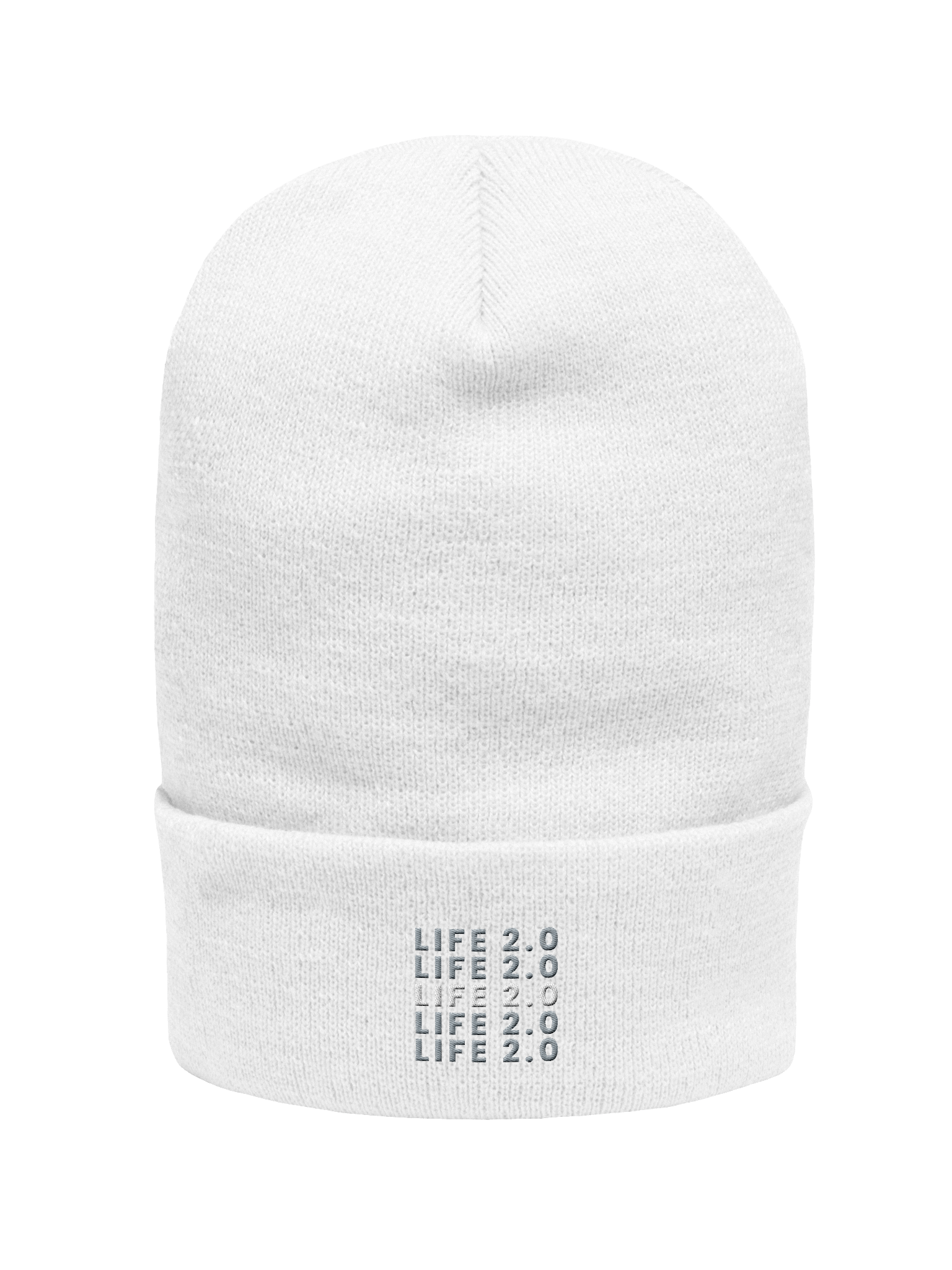 Life 2.0 Beanie In White product image (1)