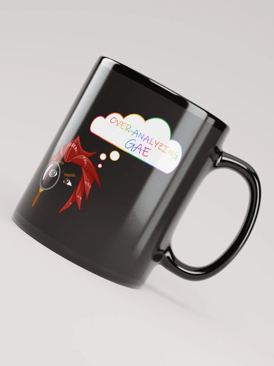 Overanalyzing Gae Black Mug product image (4)