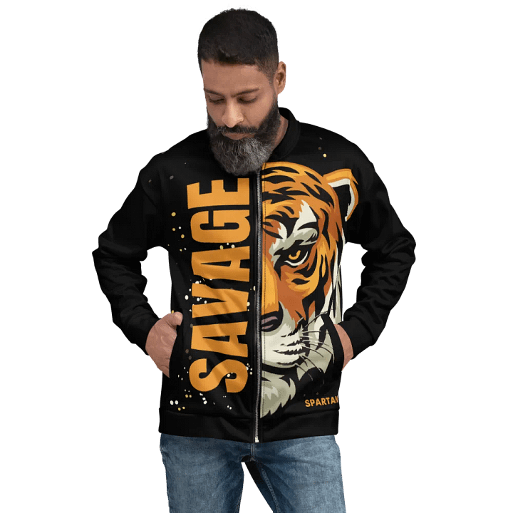 Savage Tiger Bomber Jacket product image (1)