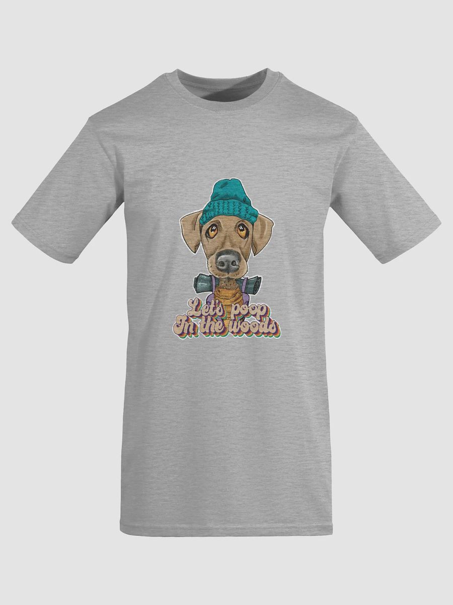 Camping Dog - Let's poop in the Woods Tank - All colors Men's Shirt - Large print product image (30)