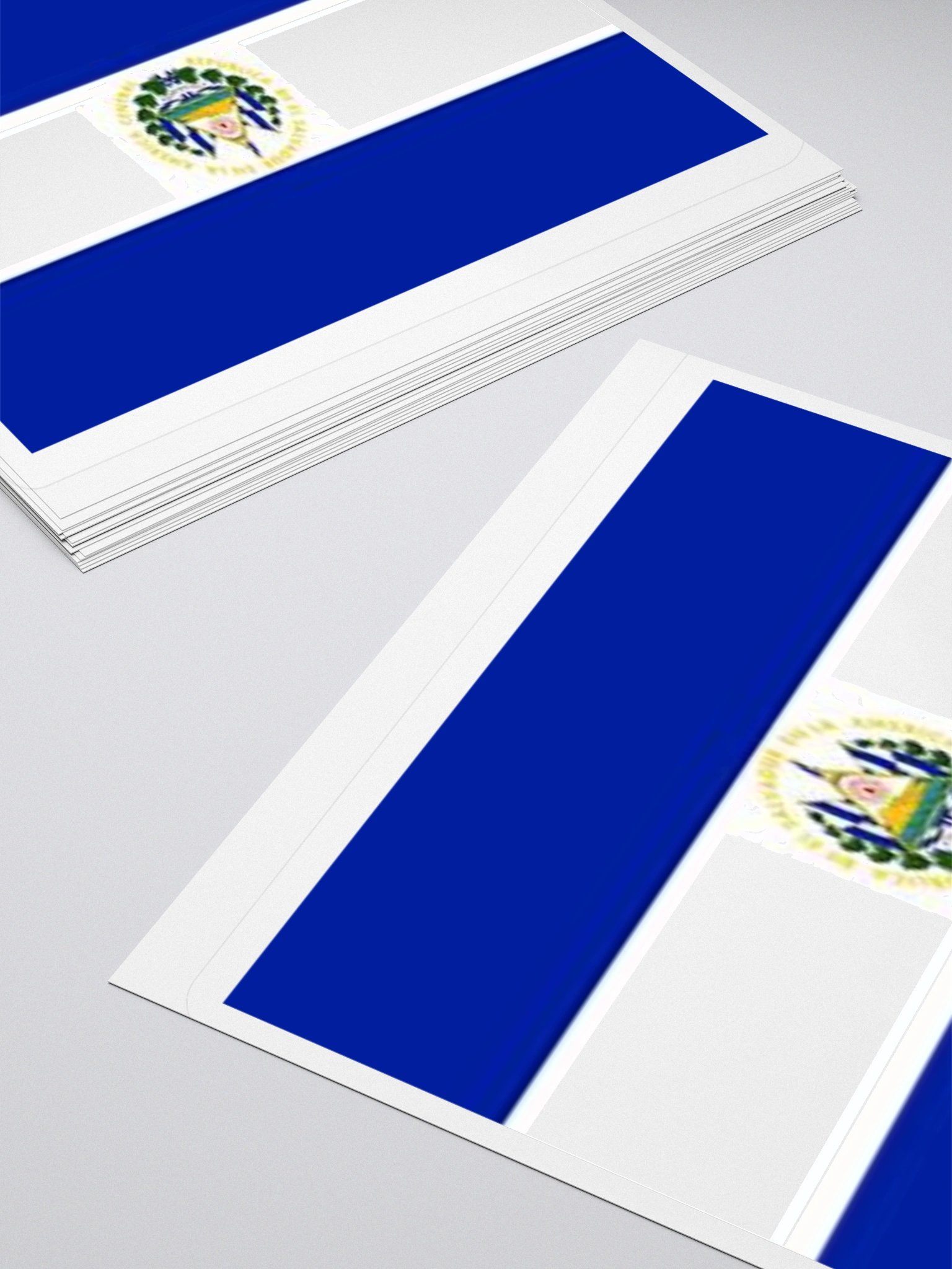 El Salvador Flag Sticker | Coat of Arms Design | Durable Vinyl | 3 Sizes product image (10)