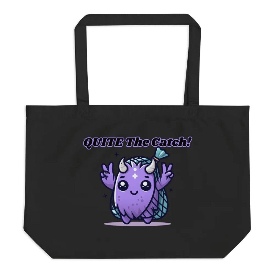 'QUITE The Catch!' Mawnster Tote Bag product image (1)