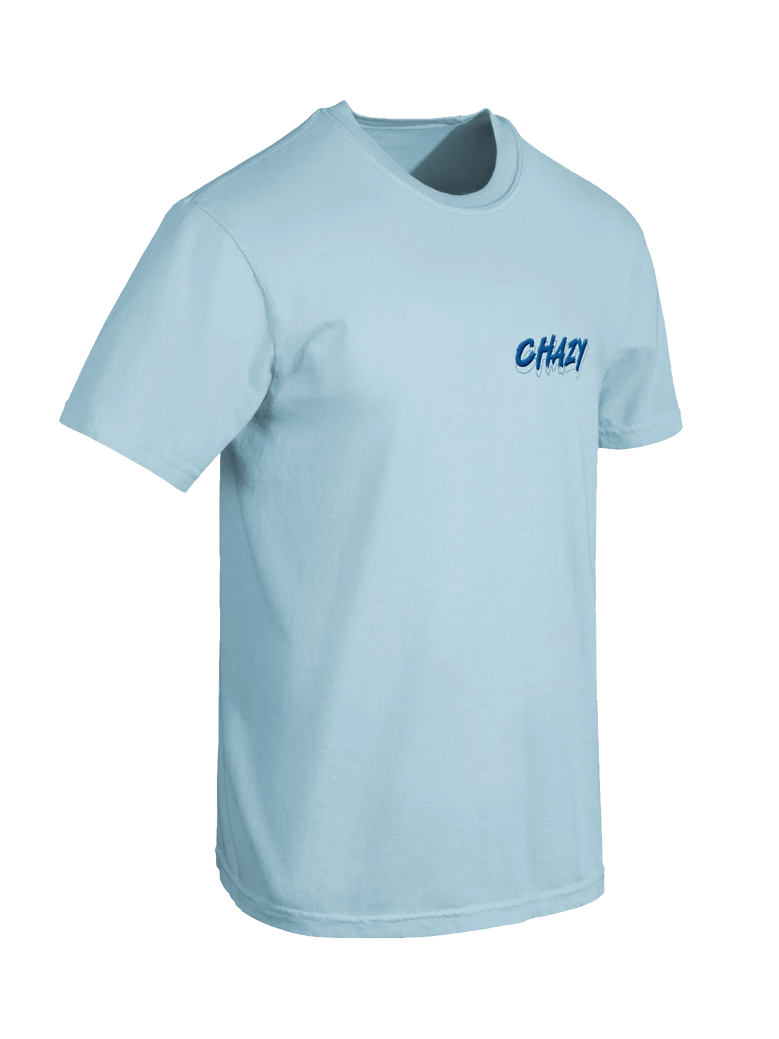 Limited Edition Embroidered Chazy blue T-shirt product image (8)