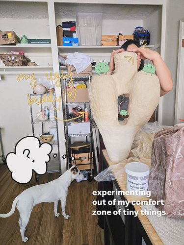swipe right to see some cutie bean doodles 💕

documenting this monstrosity bc she’s the biggest thing I’ve made to date 👀 no ...