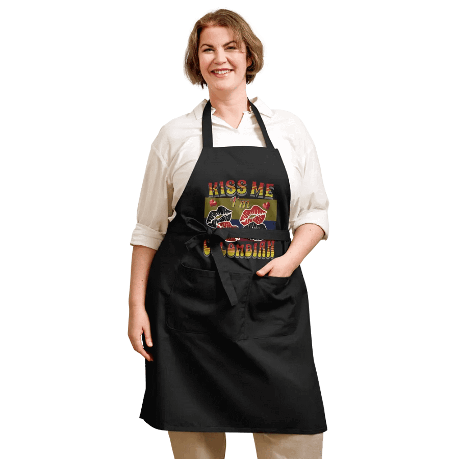Kiss Me I'm Colombian Organic Cotton Apron product image (9)