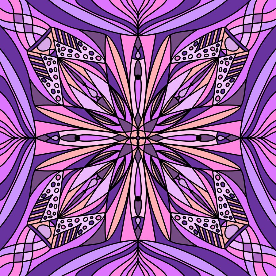 Stunning Mandalas Colouring Pages Set of Seven - Digital Download product image (6)