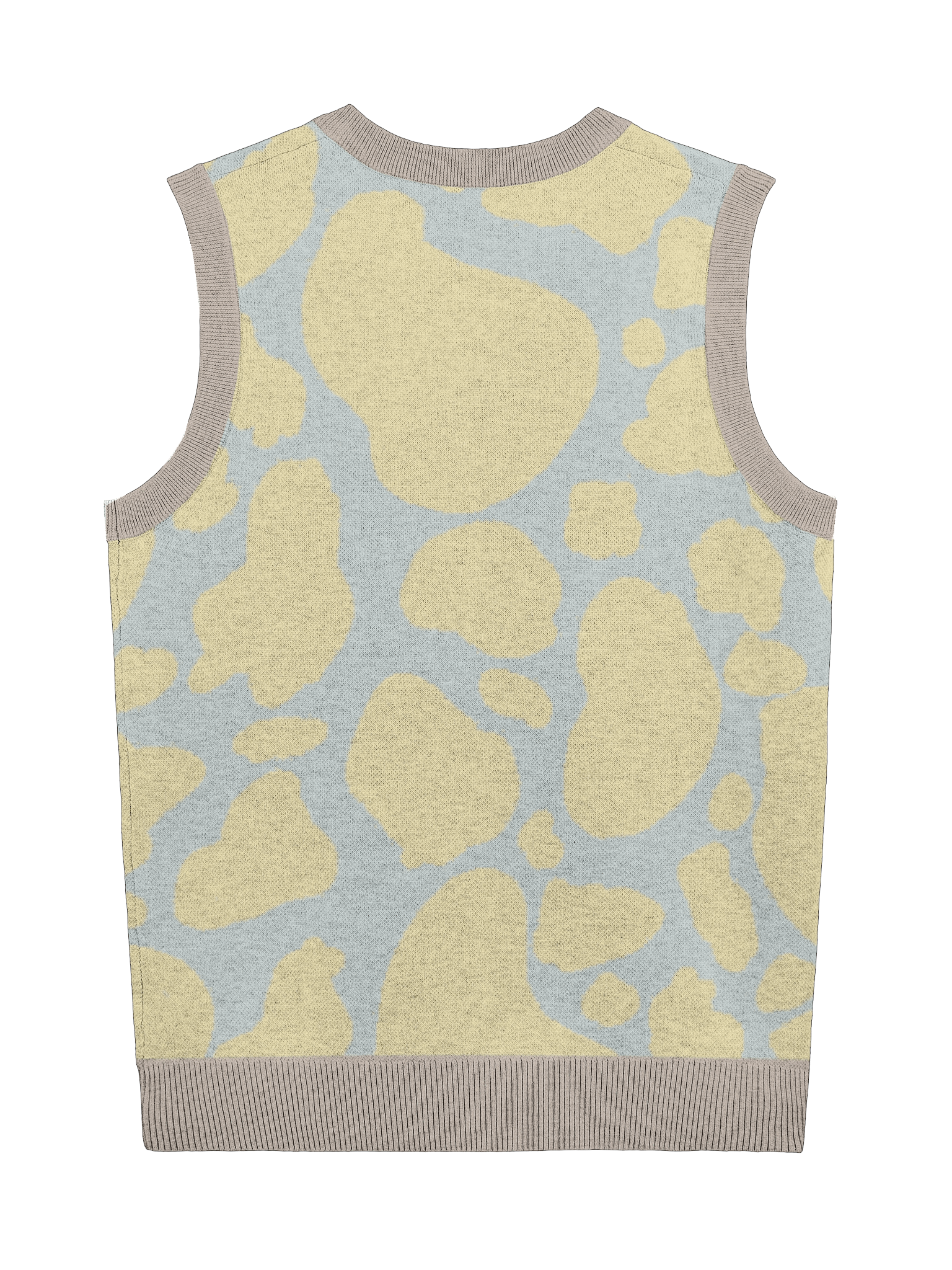 BLVD Cow Print Sweater Vest Mellow product image (10)