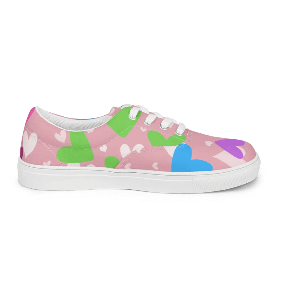 Hearts Women's Lace-Up Canvas Shoes product image (12)