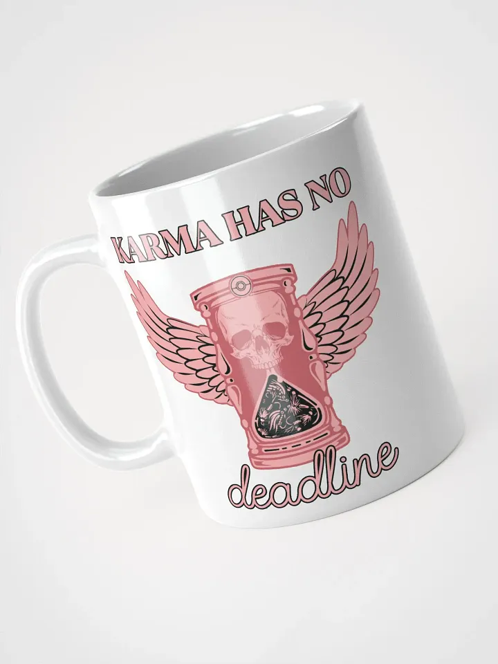 Karma Hourglass White Glossy Mug product image (2)