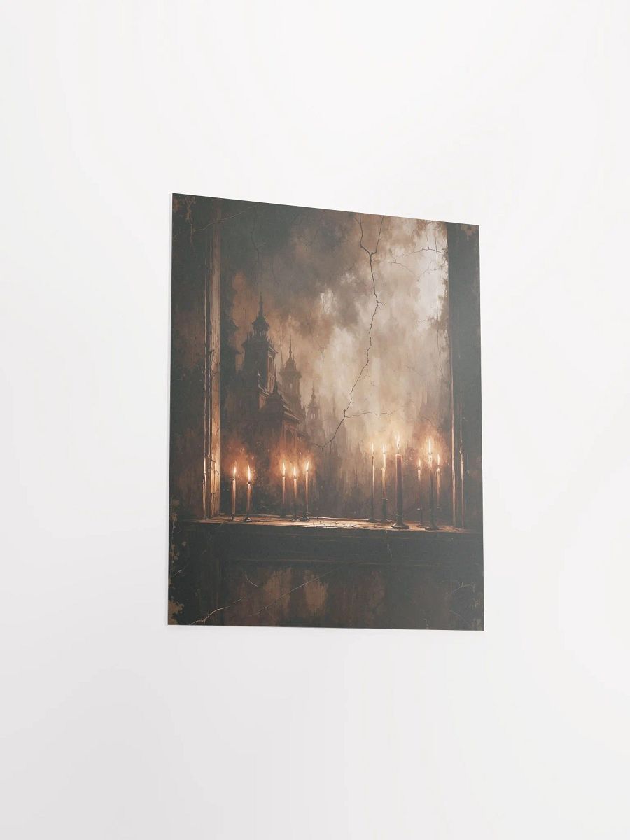 Candlelit Gothic Night Matte Poster product image (3)