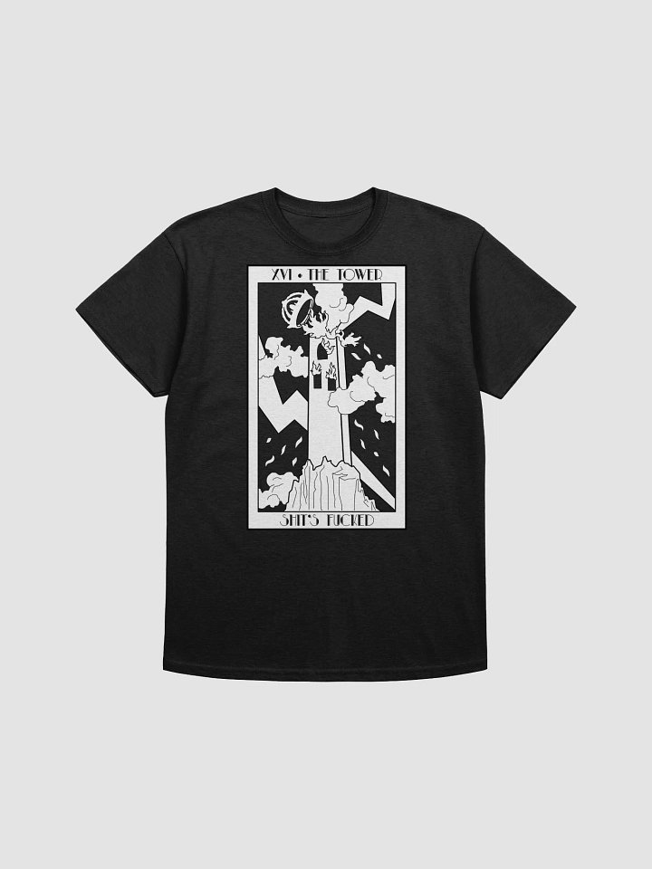 XVI The Tower Dark Mode Heavyweight T-Shirt product image (1)