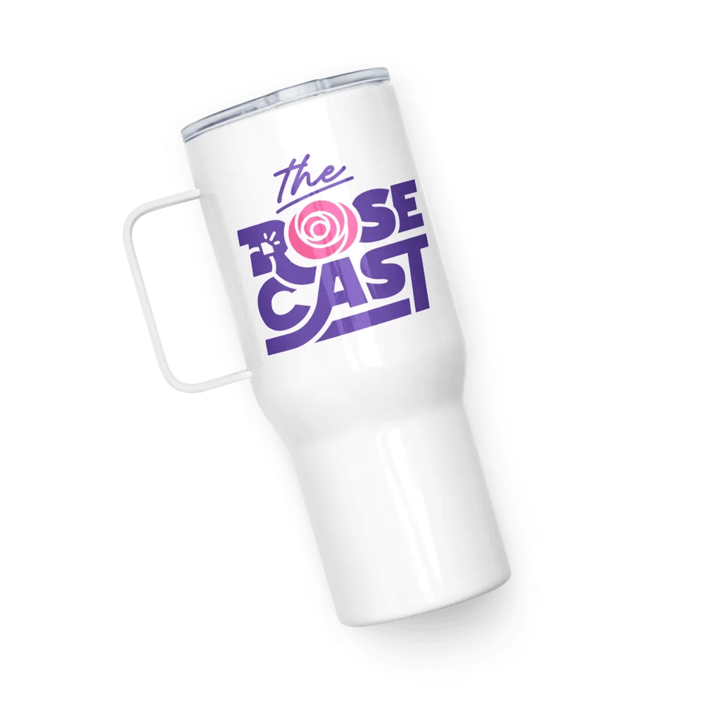 Rosecast Logo Travel Mug w/ Handle product image (5)