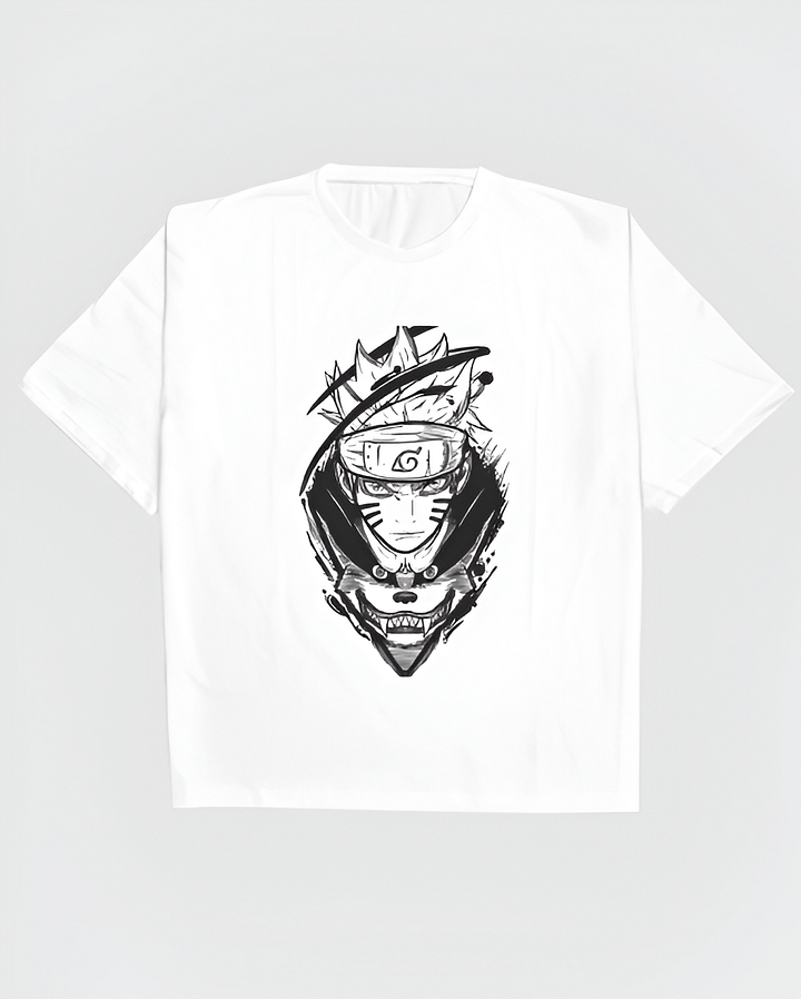 Naruto Kurama Ultimate Combo Manga Inspired Drip Oversized Tee product image (1)