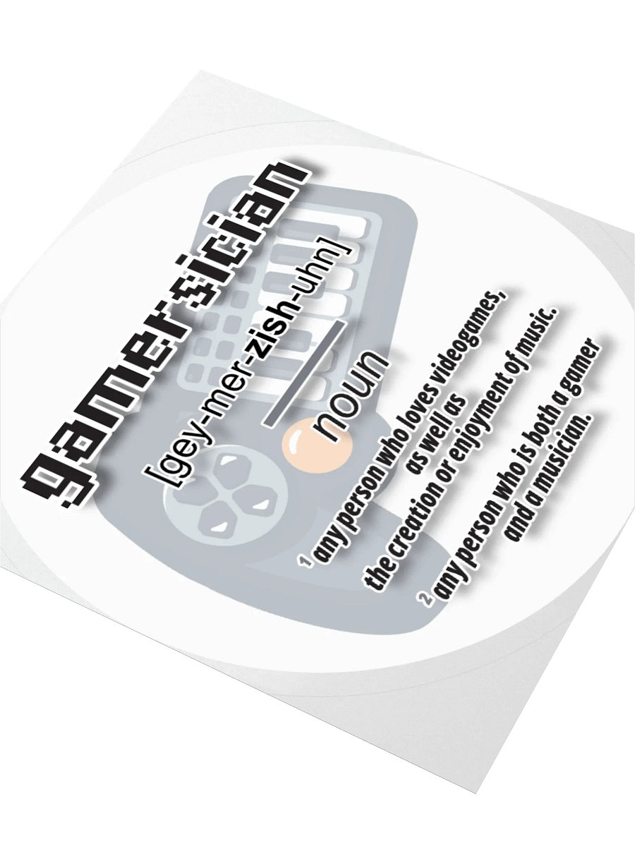 Gamersician Definition Stickers product image (7)