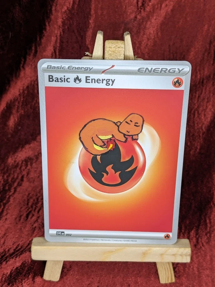 Sleeping Charmander Energy Card Alter - Original product image (1)