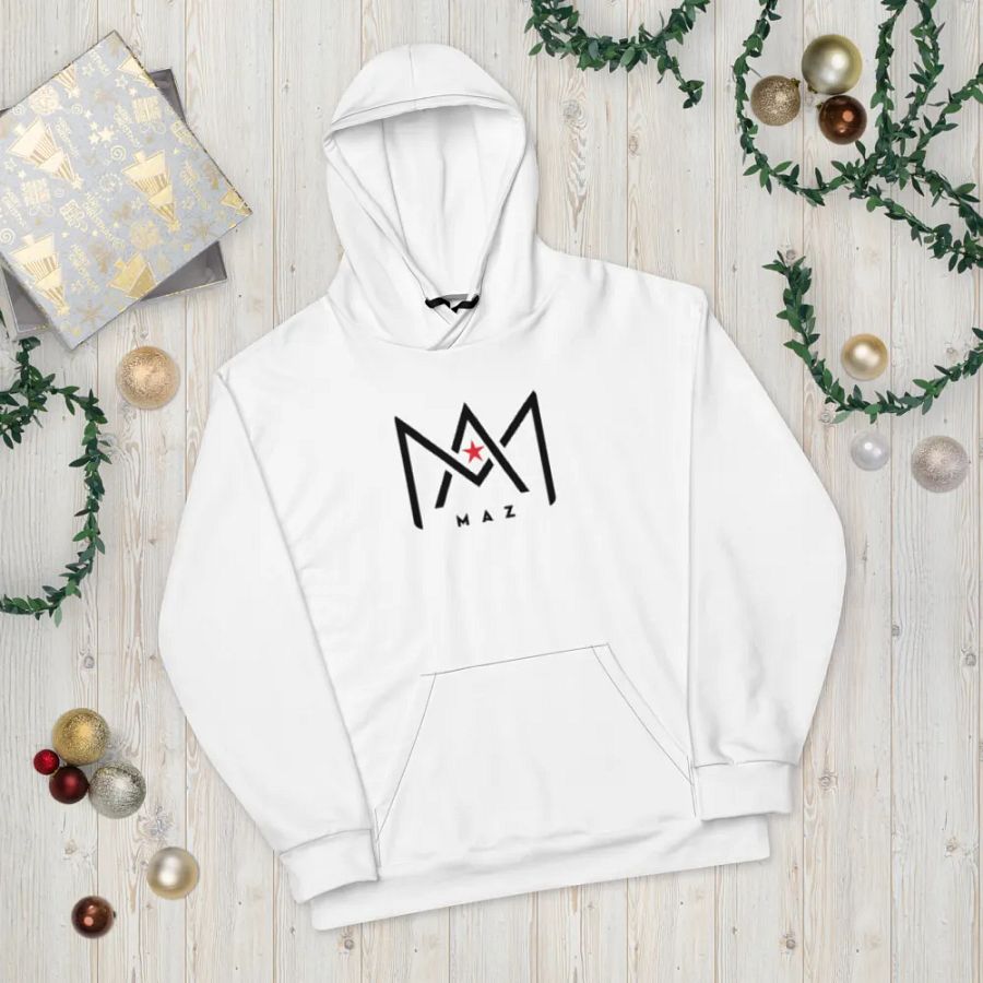 Maz White Hoodie product image (8)