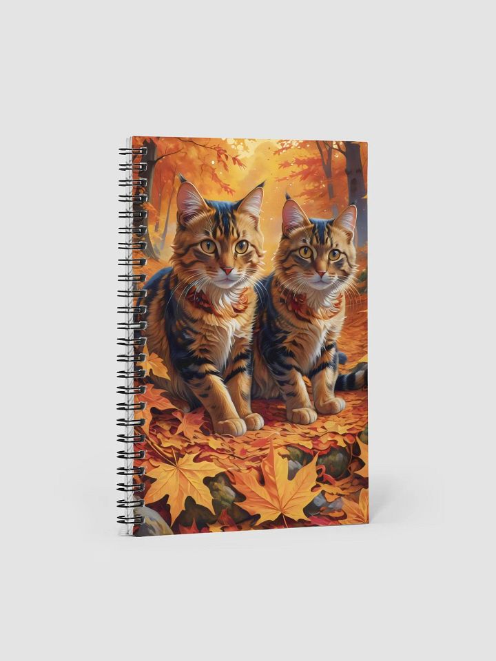 Autumn Feline Harmony Spiral Notebook product image (1)