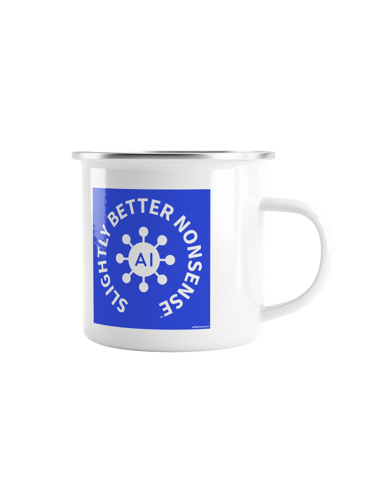 AI… Slightly Better Nonsense (Enamel Camp Mug) product image (1)