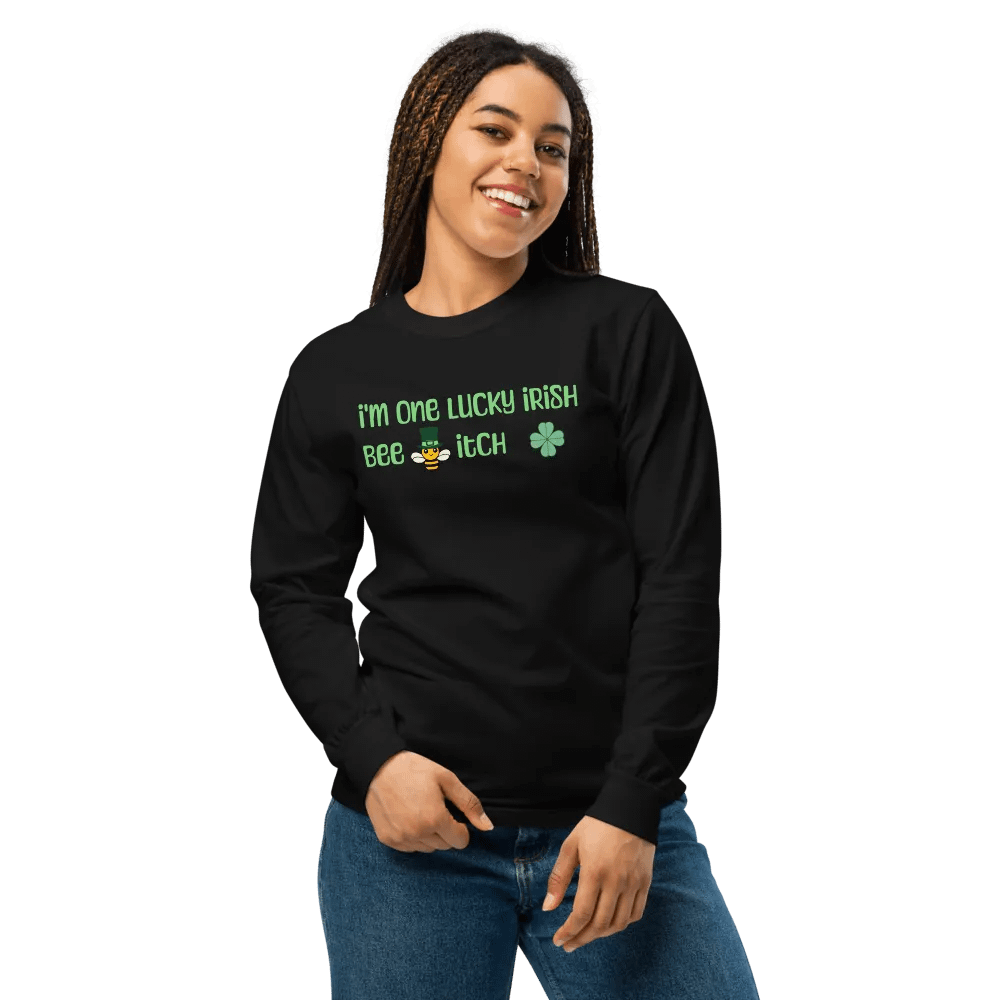 Lucky Irish Bee Itch Long Sleeve Shirt product image (4)