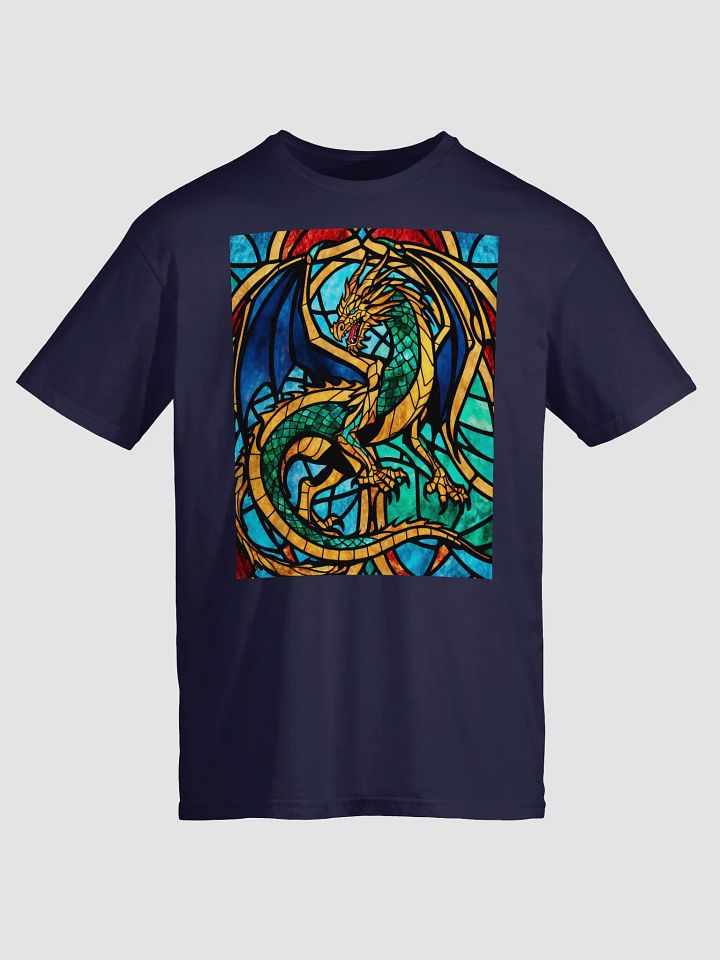 Majestic Stained Glass Dragon: A Mythical product image (6)