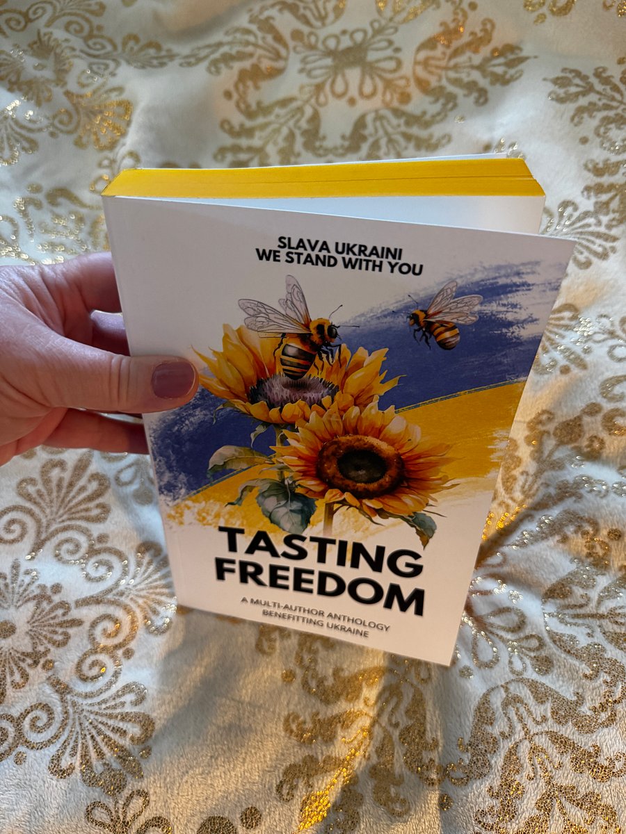 TASTING FREEDOM: SLAVA UKRAINI - Sunflower-Yellow Page Edges, Signed and Personalized by Shannon Delany product image (3)