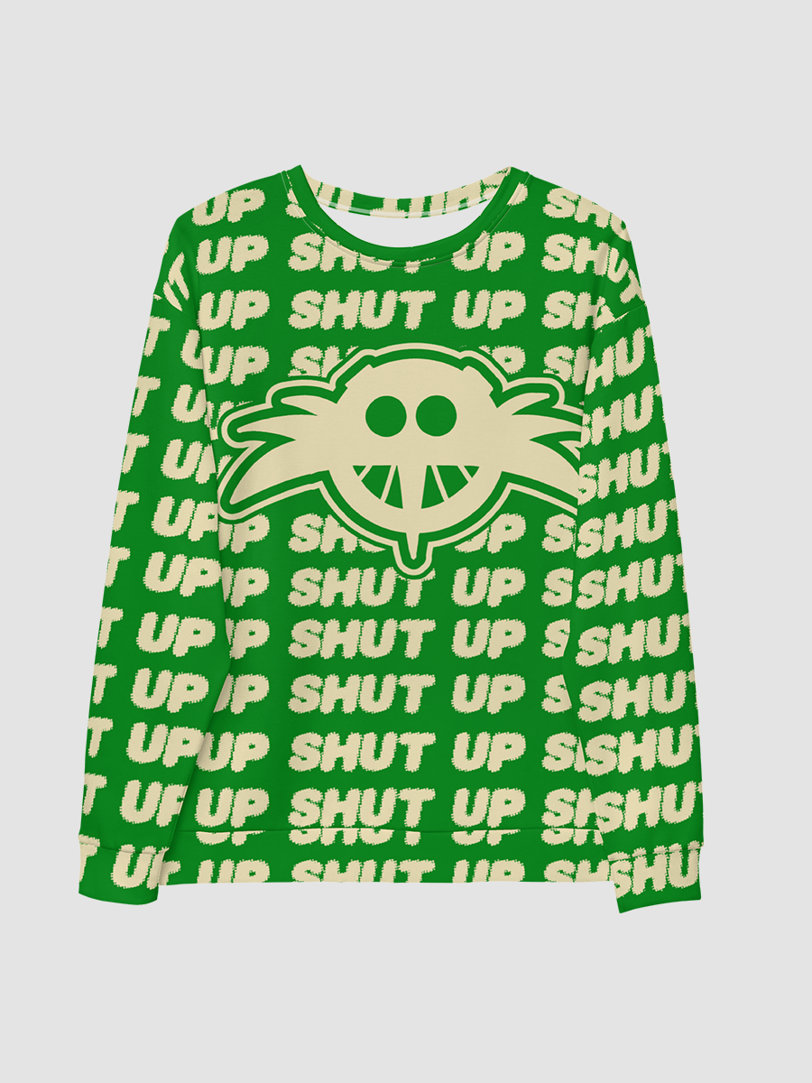 SHUT UP SWEATER ( GREEN!!!!!!!!!!!!!!!!!!!!!!!!!) product image (3)