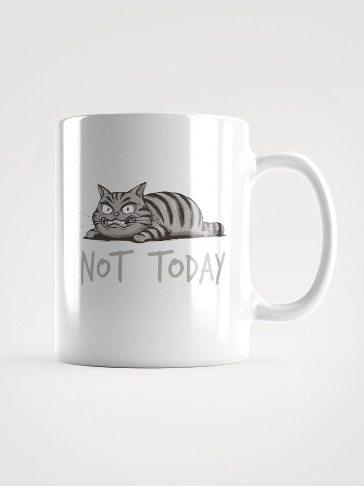 Not Today Mischief Cat Mug product image (1)