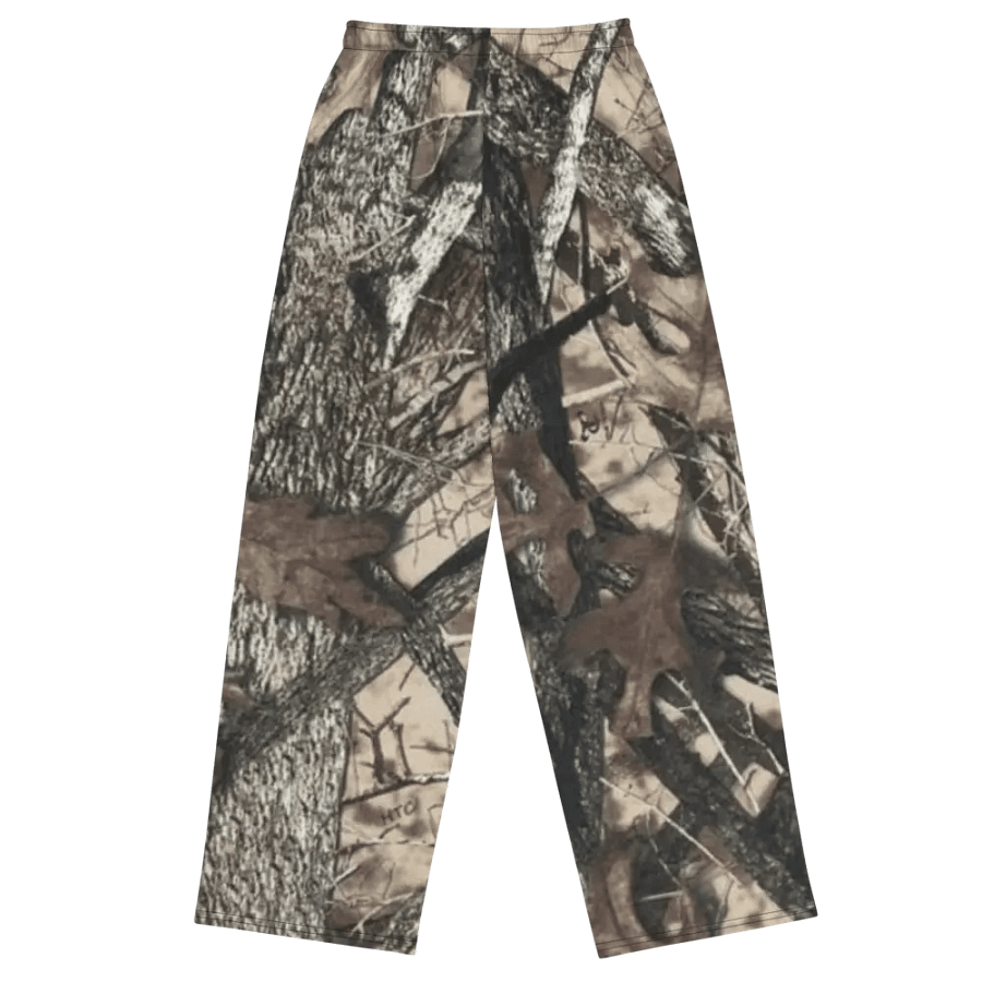 Forest Camo Unisex Wide-Leg Pants product image (3)