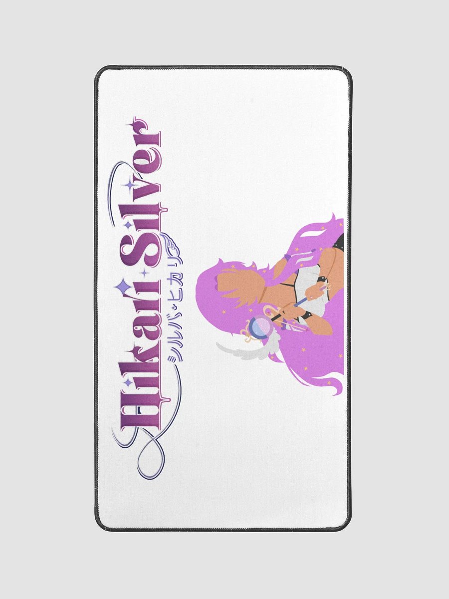 Hikari Silver Logo (Purple) Desk Mat product image (1)
