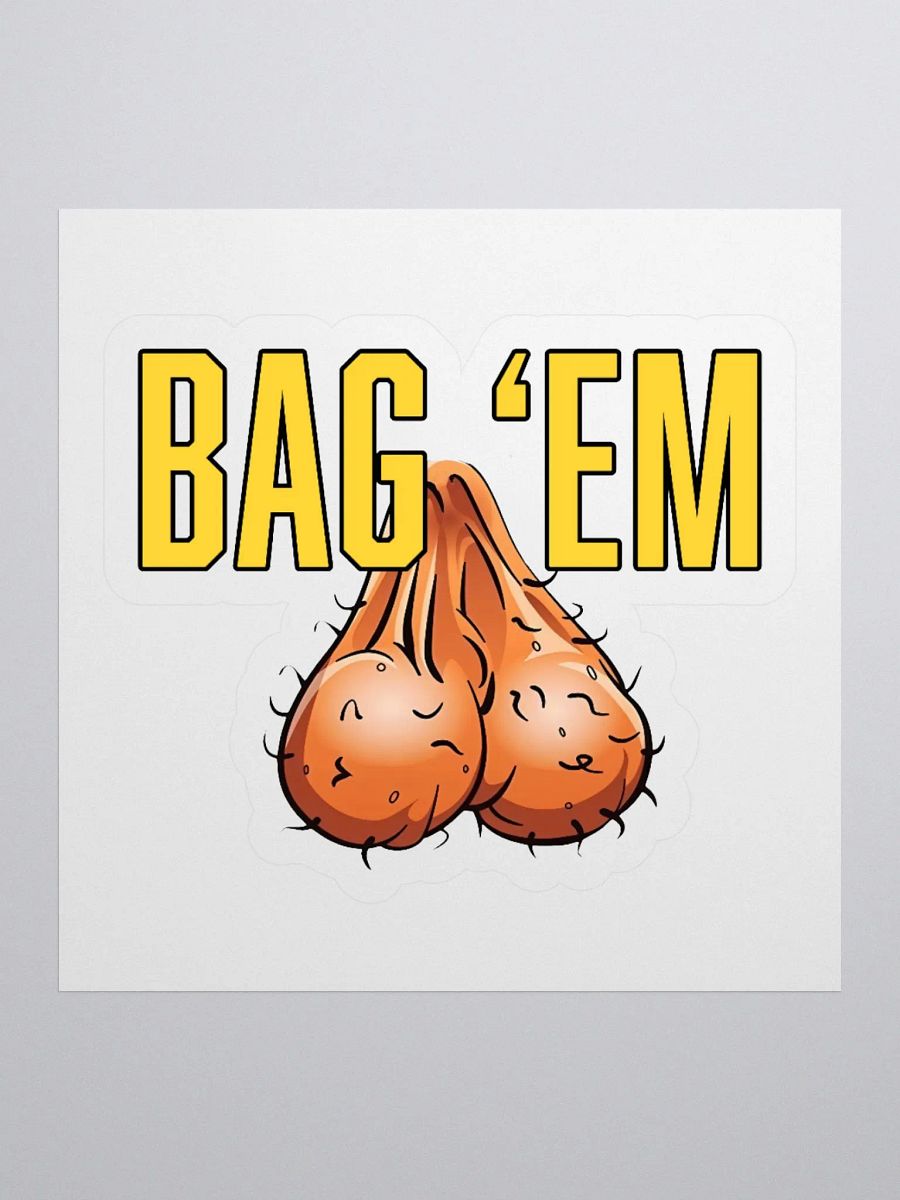 b1azed Bag 'Em kiss cut stickers – custom shapes with easy peeling product image (4)