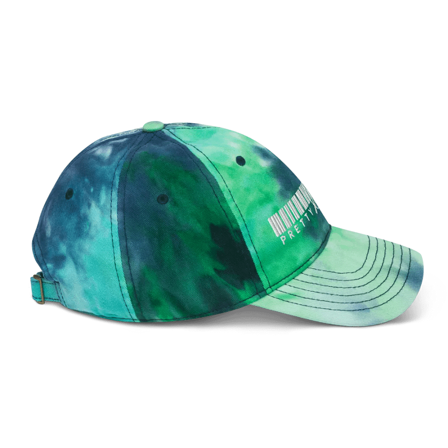 PASP Tie-Dye Barcode Logo Hat – Groovy Meets Rebellious product image (5)
