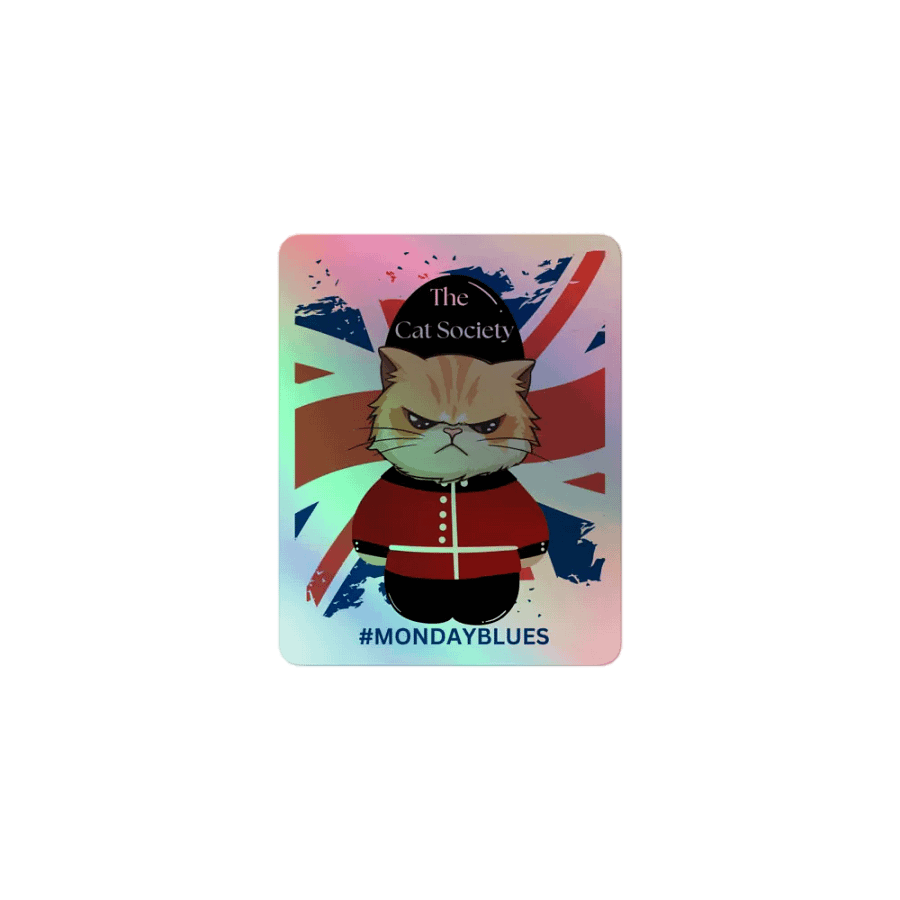 Grumpy Cat Guard Holographic Sticker Sheet product image (1)