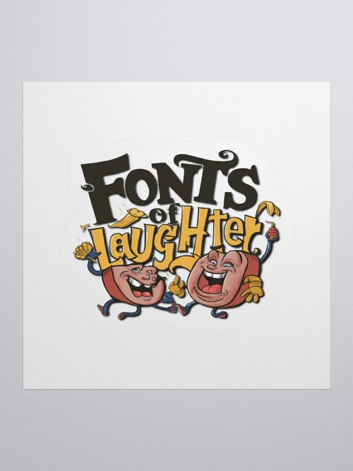 Font's of Laughter Sticker product image (1)
