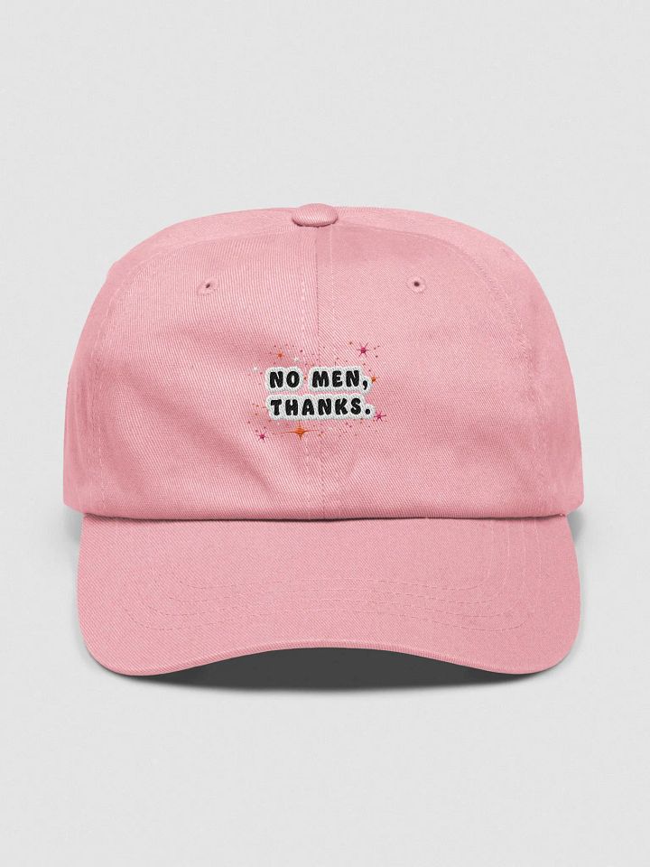 No men, Thanks. embroidered hat product image (1)