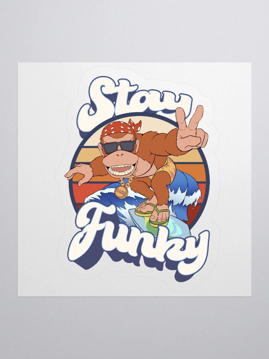 Funky Monkey Sticker product image (12)