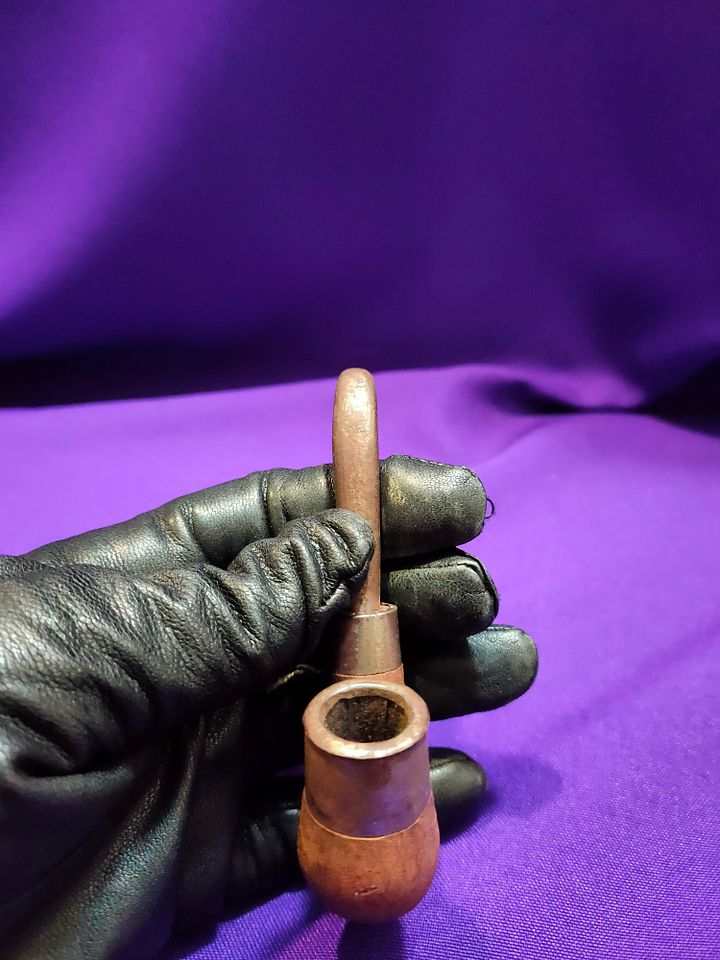 Único e exclusivo Cachimbo, madeira e ferro, relíquia, item útil feito à mão, coleção de cachimbos product image (2)