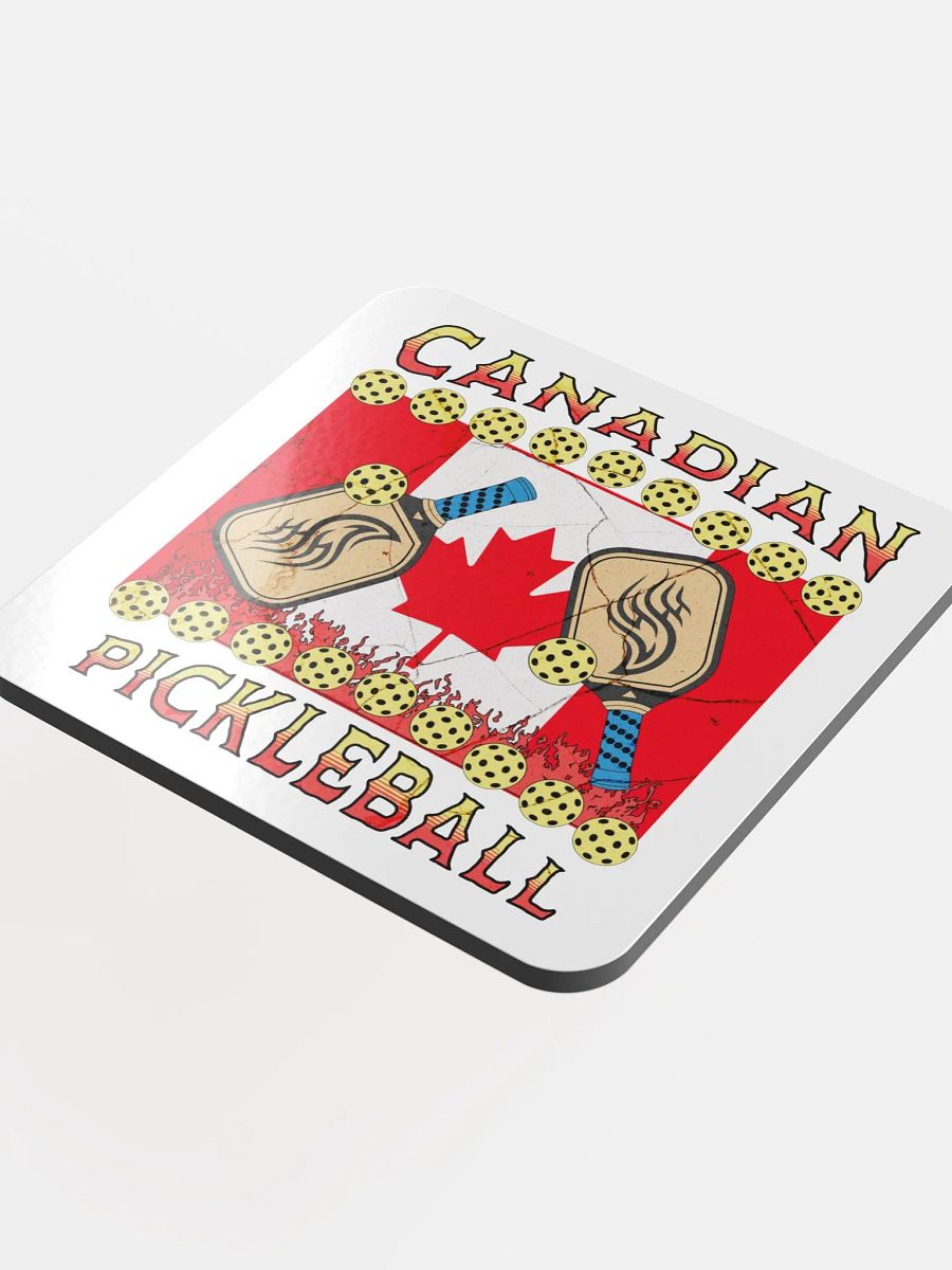 Canadian Flag Pickleball Flame Coasters product image (4)